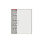 Coffret électrique porte pleine 4 rangées IP44 96 modules, finition blanc, vue complémentaire 4