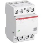 Contacteur modulaire 4NO 40A 230V rail DIN, configuration visible, vue complémentaire 1