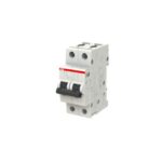 Disjoncteur modulaire 2P 4A courbe C 6kA 2CDS252001R0044 – Image 2