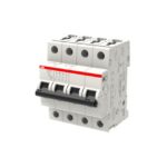 Disjoncteur tétrapolaire 10A courbe C 10kA, 10 A, vue complémentaire 2