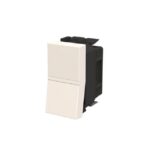 Interrupteur va-et-vient unipolaire blanc Zenit 1M – Image 2
