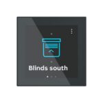 Écran tactile RoomTouch 4 KNX free@home noir, finition autre, vue complémentaire 1