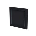 Couvercle noir mat, surface brillant, vue complémentaire 2