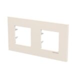 Plaque de finition double blanche, vue complémentaire 2