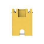 Serrure de verrouillage adaptateur 3 mm, finition Jaune, vue complémentaire 3