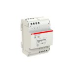 Transformateur de sécurité 25 VA 12-24V rail DIN, configuration visible, vue complémentaire 2