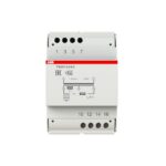 Transformateur de sécurité 25 VA 12-24V rail DIN, configuration visible, vue complémentaire 3