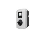 Borne de recharge 3 phases Type 2 32A RFID 7,5 m, configuration visible, vue complémentaire 2