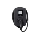 Borne de recharge 3 phases Type 2 32A RFID 7,5 m, configuration visible, vue complémentaire 3