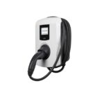 Borne de recharge 3 phases Type 2 32A RFID 7,5 m, configuration visible, vue complémentaire 5