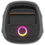Enceinte Bluetooth portable noire avec éclairage LED PWR08, dimensions 595 x 305 x 300 mm, vue complémentaire 4