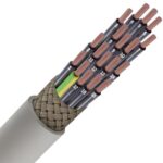 B-CABLES - LIYCY PVC blindé gris numéroté Cca s3d2a3 18G0