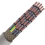 B-CABLES - LIYCY PVC blindé gris numéroté Cca s3d2a3 25G0