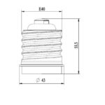 Adaptateur douille E40 vers E27 pour lampe LED 144929 – Image 3