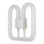 Ampoule LED 2D GR10q 12,5W 1600lm 3500K opale, finition blanc, vue complémentaire 2