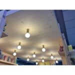 Ampoule LED globe G95 E27 8W 2700K dimmable, finition blanc, vue complémentaire 3