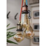 Douille rétro E27 aluminium cuivre antique M10 139695 – Image 3