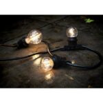 Ampoule LED filament sphérique G45 E27 1W 2700K claire, finition blanc, vue complémentaire 4