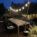 Guirlande lumineuse E27 5 m noire IP44 connectable, configuration visible, vue complémentaire 3