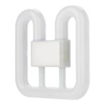 Ampoule LED 2D GR8 7W 800lm 3500K 2 broches, finition blanc, vue complémentaire 2