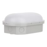 Hublot LED ovale gris IP54 CCT, dimensions 165 x 95 x 65 mm, vue complémentaire 2