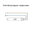 Tube LED T5 G5 16W 4000K 1149 mm 2400 lm HE, finition blanc, vue complémentaire 2