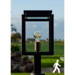 Ampoule LED E27 A60 avec détecteur de mouvement, finition blanc, vue complémentaire 1