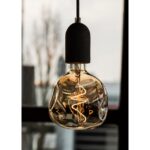 Ampoule LED filament G125 E27 3W dorée dimmable 2200K, configuration visible, vue complémentaire 1