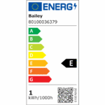 Ampoule LED filament poirette E14 1W 2700K claire 120lm, finition blanc, vue complémentaire 2