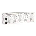 Ampoule LED filament sphérique G45 E27 2W 2700K, finition blanc, vue complémentaire 6