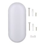 Applique LED ovale avec détecteur HF IP54, dimensions 225 x 100 x 65 mm, vue complémentaire 1