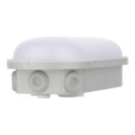 Applique LED ovale avec détecteur HF IP54, dimensions 225 x 100 x 65 mm, vue complémentaire 2