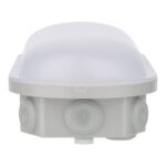 Applique LED ovale avec détecteur HF IP54, dimensions 225 x 100 x 65 mm, vue complémentaire 6