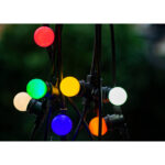 Ampoule LED fête orange G45 E27 1W IP44 80100038728 – Image 2