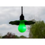 Ampoule LED E27 verte A60 2W IP44 pour guirlande, 35 mA, vue complémentaire 3