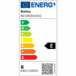 Ampoule LED réflecteur R80 E27 8W 4200K, finition blanc, vue complémentaire 1