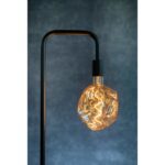 Ampoule LED déco Rock E27 dorée dimmable 4W, configuration visible, vue complémentaire 3