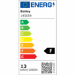 Lampe LED S14s opale dimmable 1000 mm 13W 2700K, finition blanc, vue complémentaire 2