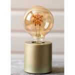 Ampoule LED déco flocon de neige G95 E27 or, 9 mA, vue complémentaire 1