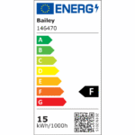 Ampoule LED AR111 GU10 dimmable 15W 3000K 25°, finition blanc, vue complémentaire 1