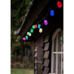 Guirlande lumineuse connectée WiFi RGBW 15,8 m IP44, finition noir, vue complémentaire 1