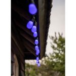 Guirlande lumineuse connectée WiFi RGBW 15,8 m IP44, finition noir, vue complémentaire 4