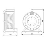 Ruban LED chantier sur dérouleur 25 m IP65 4000K, montage autre, vue complémentaire 4