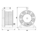 Ruban LED chantier 25 m 6500K IP65 sur dérouleur, montage autre, vue complémentaire 7