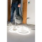 Ruban LED chantier 10 m 6500K IP65 sur enrouleur, montage autre, vue complémentaire 6