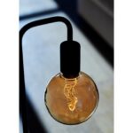 Ampoule LED globe spirale G125 E27 doré dimmable, configuration visible, vue complémentaire 1