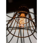 Ampoule LED filament T45 E27 dimmable claire, finition blanc, vue complémentaire 6