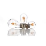 Ampoule LED filament ST45 E27 2W 2700K anti-brise – Image 4