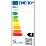Lampe de four E14 40W 240V tube clair 300°C, finition incolore, vue complémentaire 1