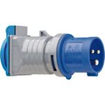 Adaptateur 230V vers CEE 16A IP44, finition Noir, vue complémentaire 2